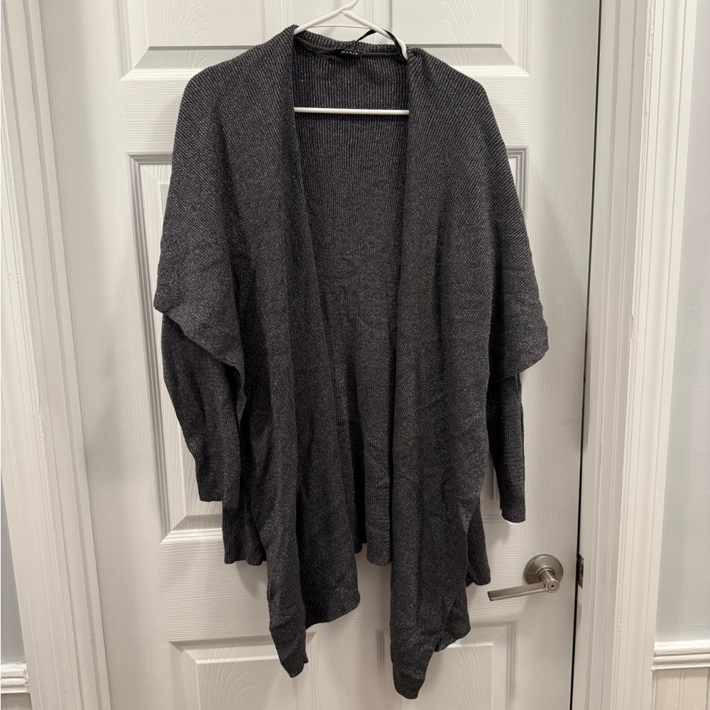 Torrid Women's Gray Sparkle Open Front Cardigan size XXL